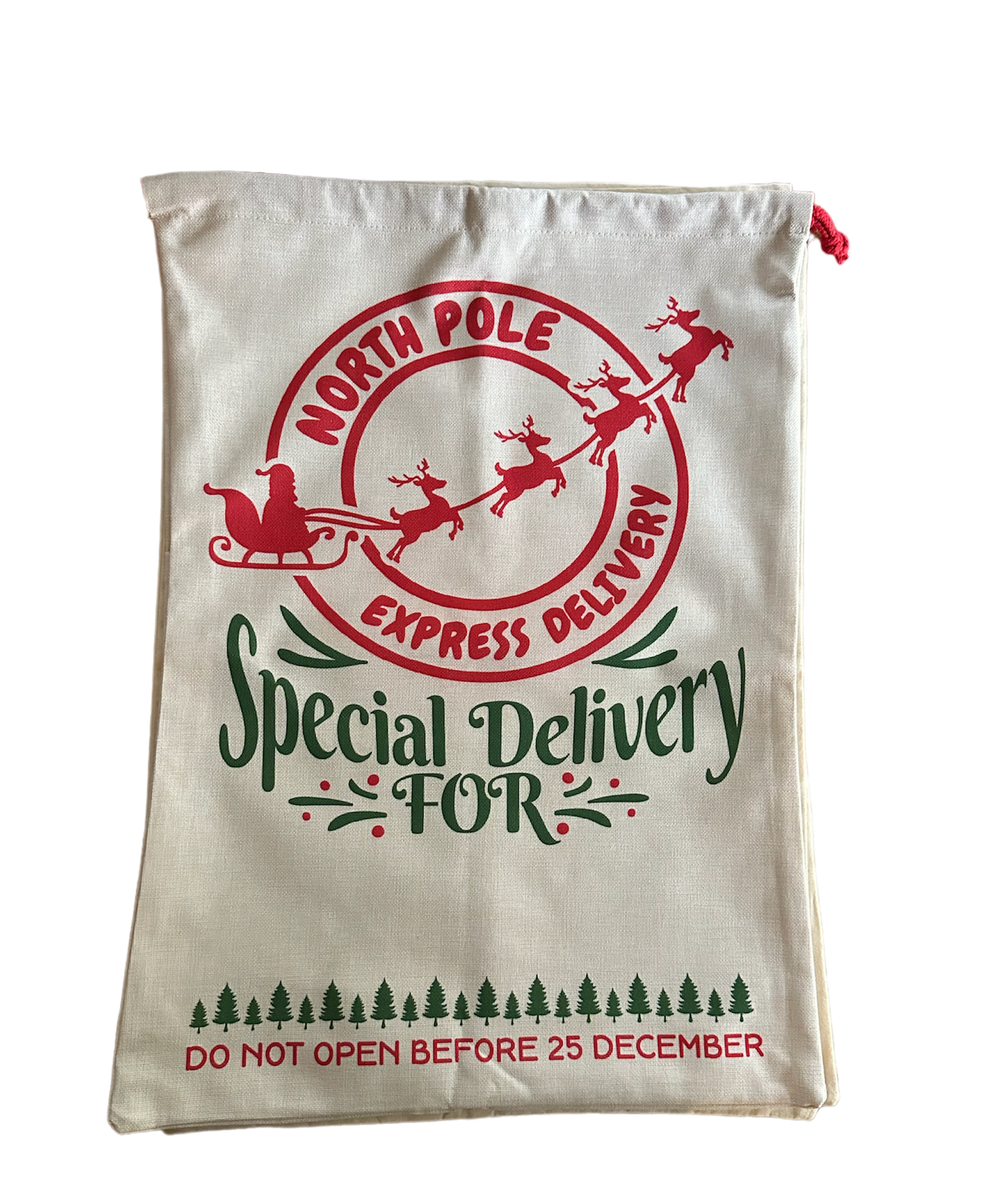 Christmas Sack Cream - Special Delivery