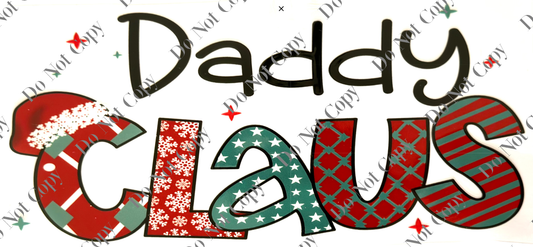 16oz UV Wrap - Daddy Claus