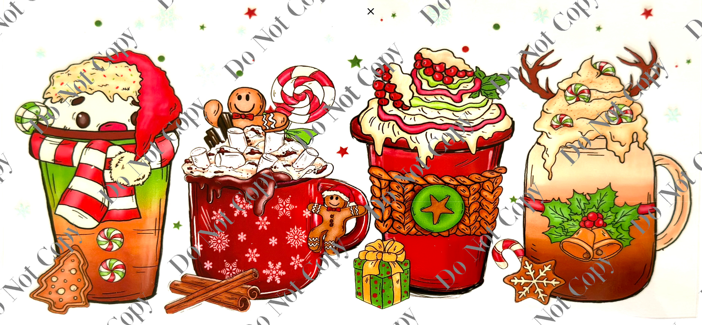 16oz UV Wrap - Christmas Coffee & Gingerbread