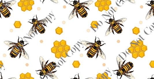 16oz UV Wrap - Bees & Honey