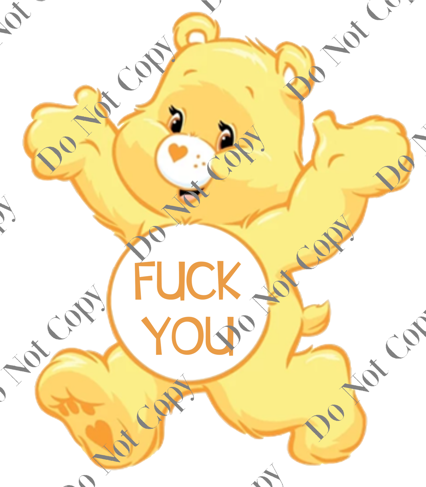 UV DTF  - Swear Bears F*** You