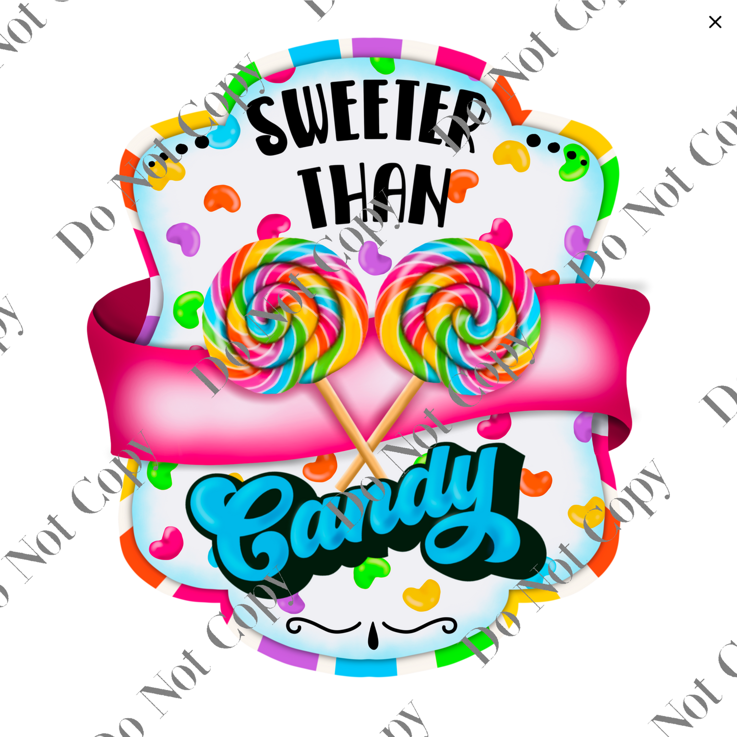 UV DTF Decal - Sweeter than Candy