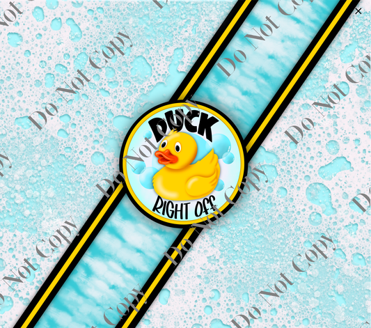 20oz Tumbler Wrap - Duck Right Off