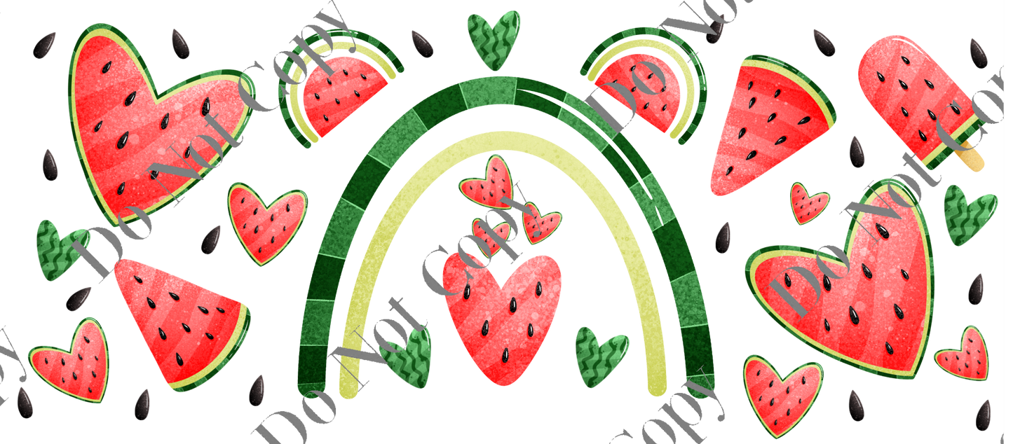 16oz UV Wrap - Watermelons