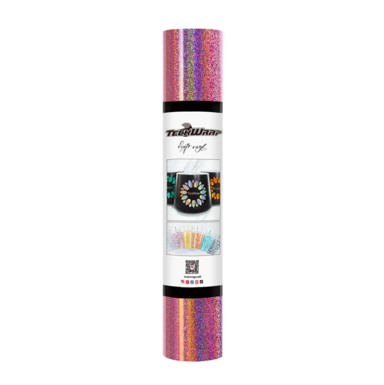 Holographic Sparkle Adhesive Craft Vinyl - 5ft Roll