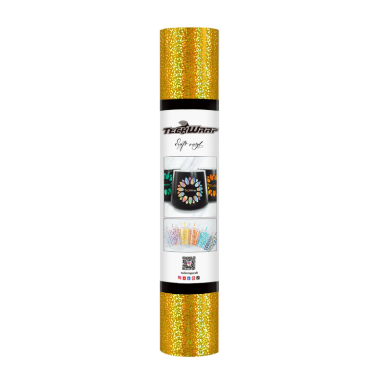 Holographic Sparkle Adhesive Craft Vinyl - 5ft Roll